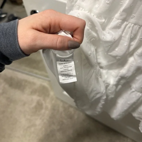 Lulu's Elegant White Textured Dress - Picture 5 of 5